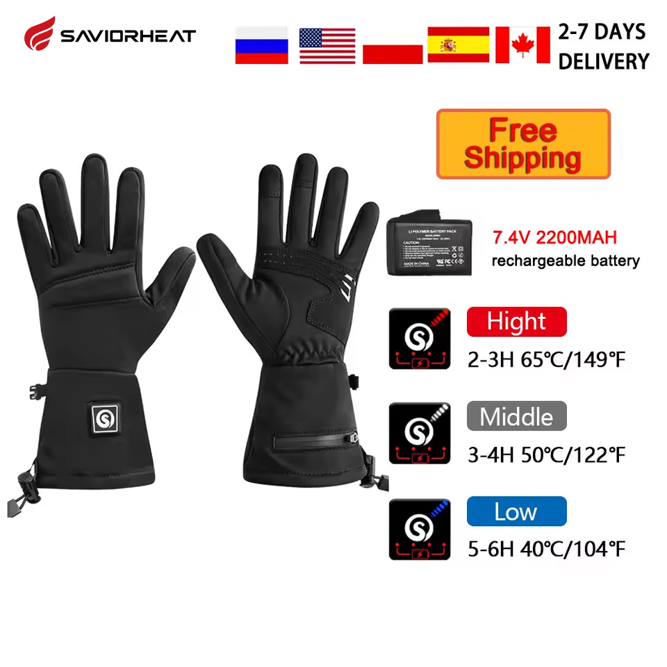 Motorcycle Glove Knuckle - Snow Deer S18 guantes calefactables de