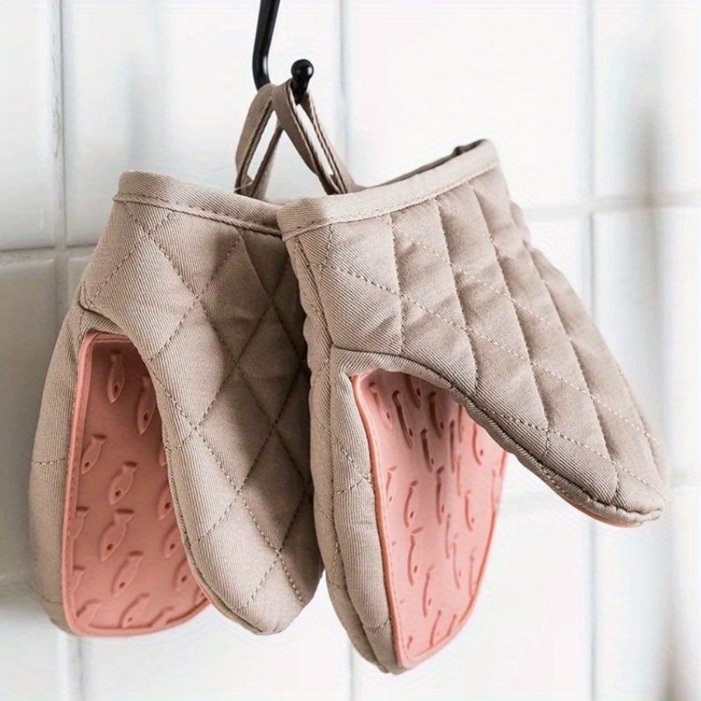 Guantes de silicona con forma  - Oven Mitt Silicone reseña y precio