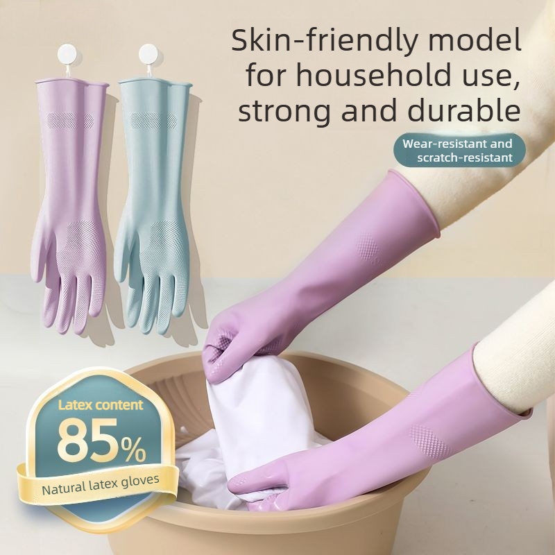 Guantes para lavar platos de l - Rubber Glove Cleaning reseña y precio