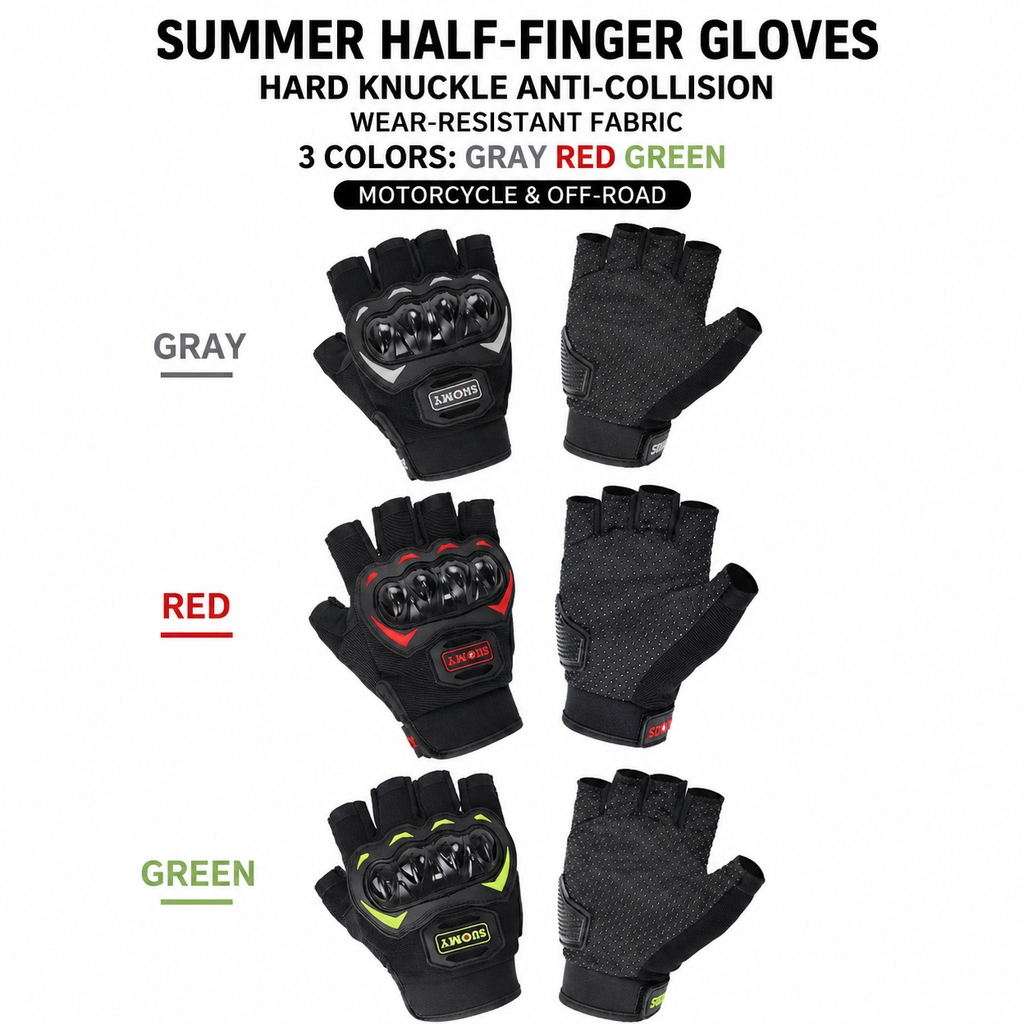 Guantes de Motocicleta de Vera - Motorcycle Glove Knuckle reseña y precio