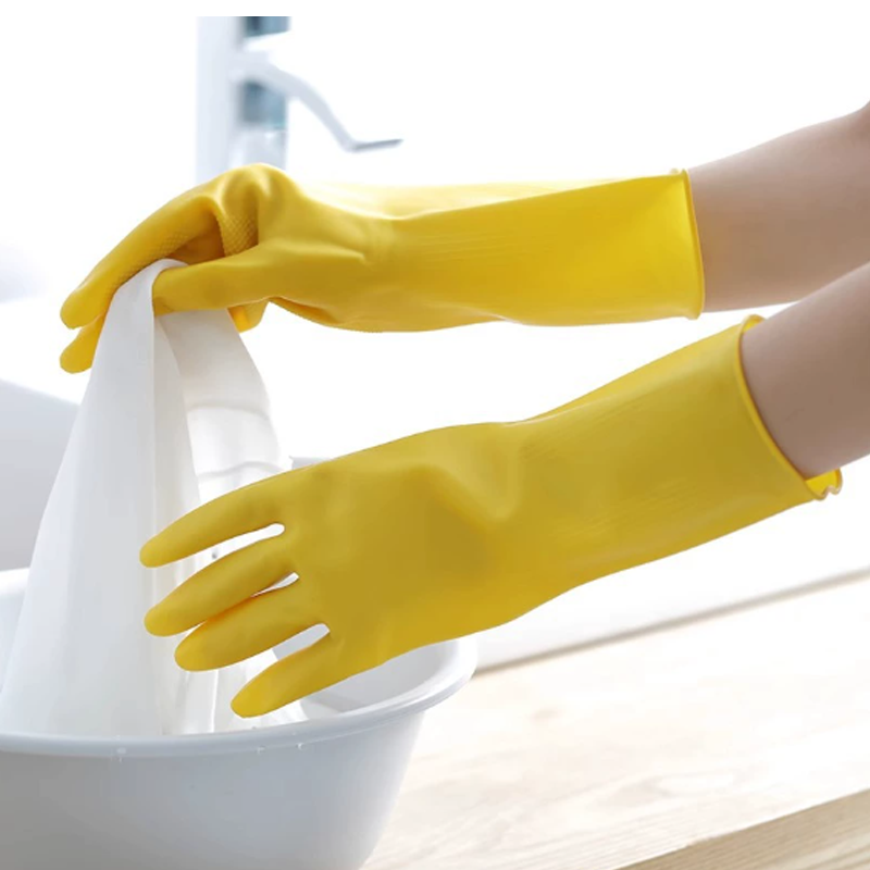Guantes de goma para lavar pla - Rubber Glove Cleaning reseña y precio