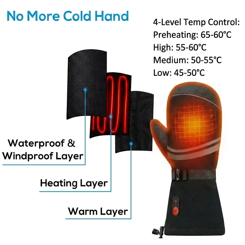 Guantes de esquí impermeables  - Ski Glove Waterproof reseña y precio